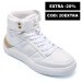 Kinetix, pantofi sport inalti white glesa-hi