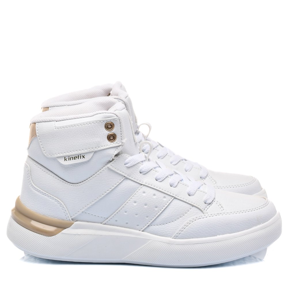 KINETIX, PANTOFI SPORT INALTI WHITE GLESA-HI