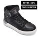 Kinetix, pantofi sport inalti black glesa-hi