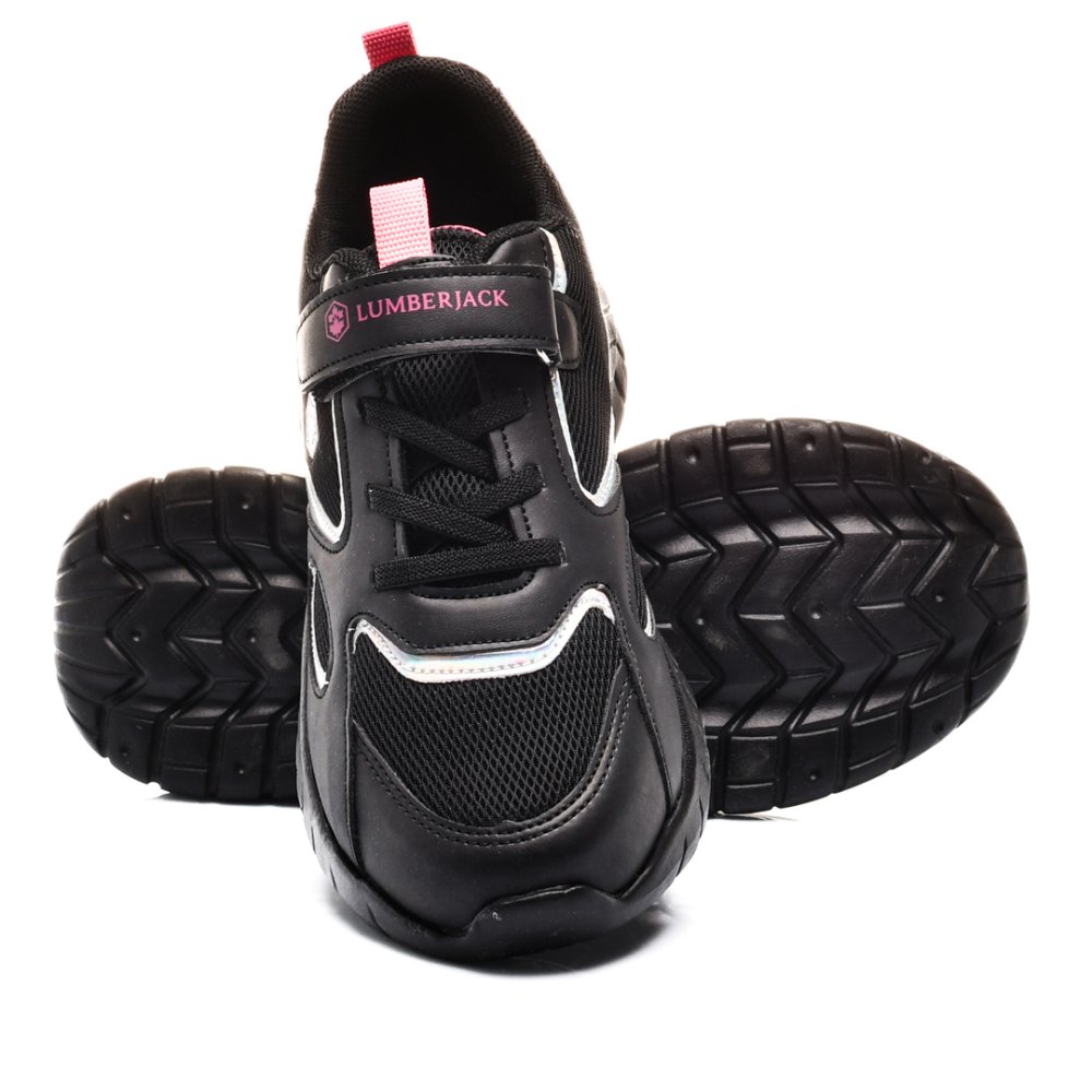 LUMBERJACK, PANTOFI SPORT COPII BLACK CABLE