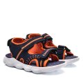 KINETIX, SANDALE COPII NAVY ORANGE FUNZO