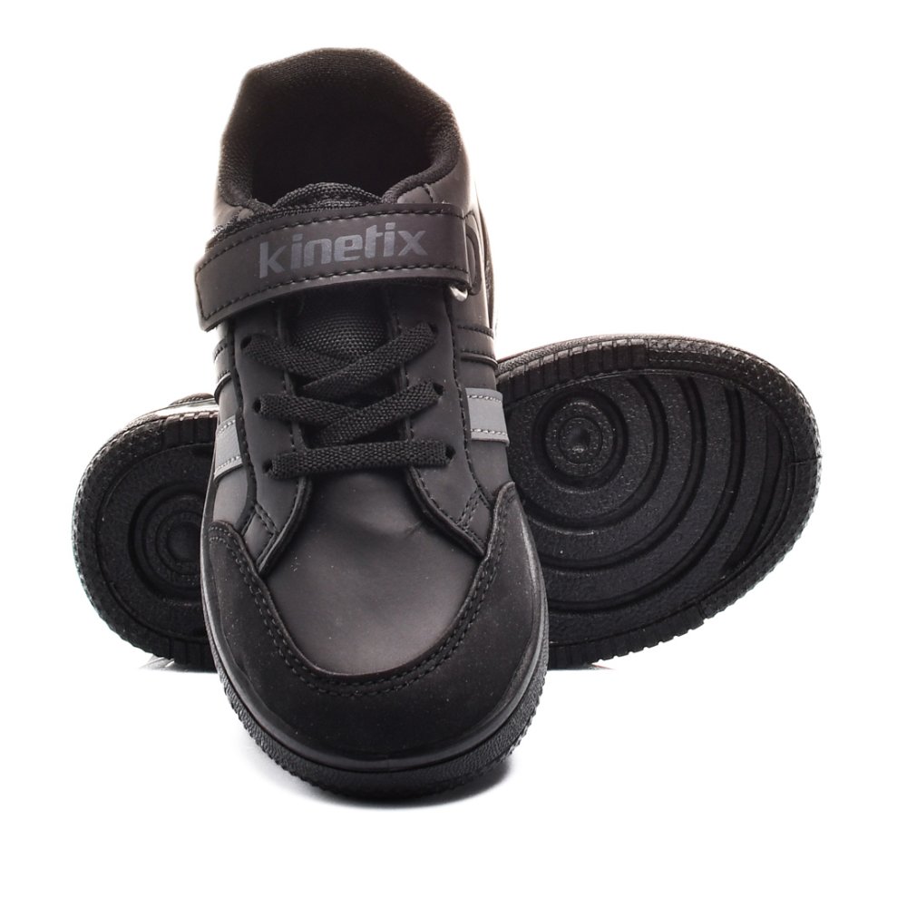 KINETIX, PANTOFI SPORT COPII BLACK GREY MALIBU