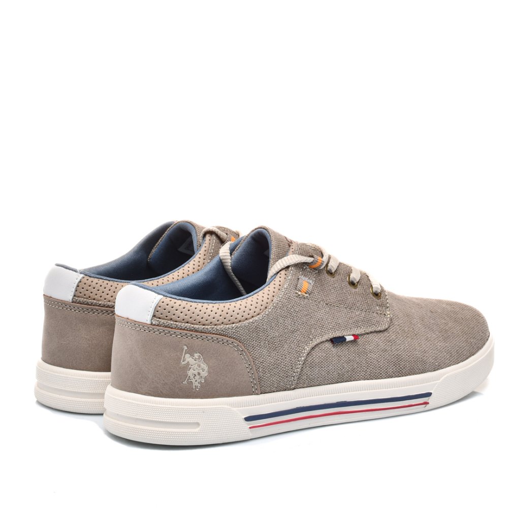 U.S. POLO ASSN, PANTOFI BEIGE FLYWELL