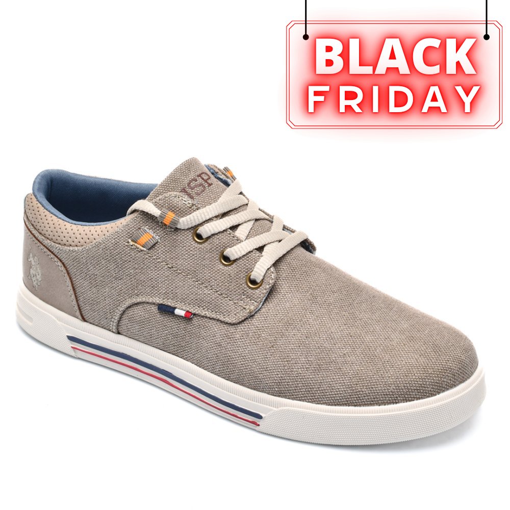 U.S. POLO ASSN, PANTOFI BEIGE FLYWELL