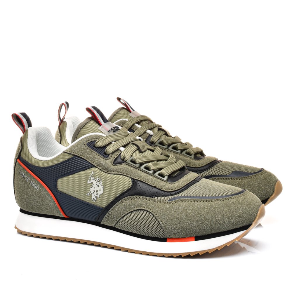 U.S. POLO ASSN, PANTOFI SPORT KHAKI MEDI