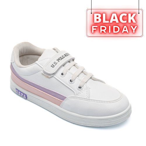 U.s. polo assn, pantofi sport copii white pink jamal-3fx