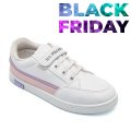 U.S. POLO ASSN, PANTOFI SPORT COPII WHITE PINK JAMAL-3FX