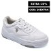 U.s. polo assn, pantofi sport white grey judy