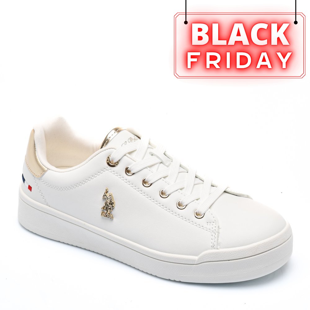 U.S. POLO ASSN, PANTOFI SPORT BEIGE PELO