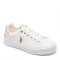 U.S. POLO ASSN, PANTOFI SPORT BEIGE PELO