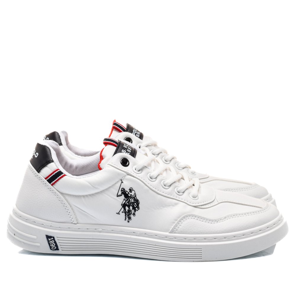 U.S. POLO ASSN, PANTOFI SPORT WHITE BENT001