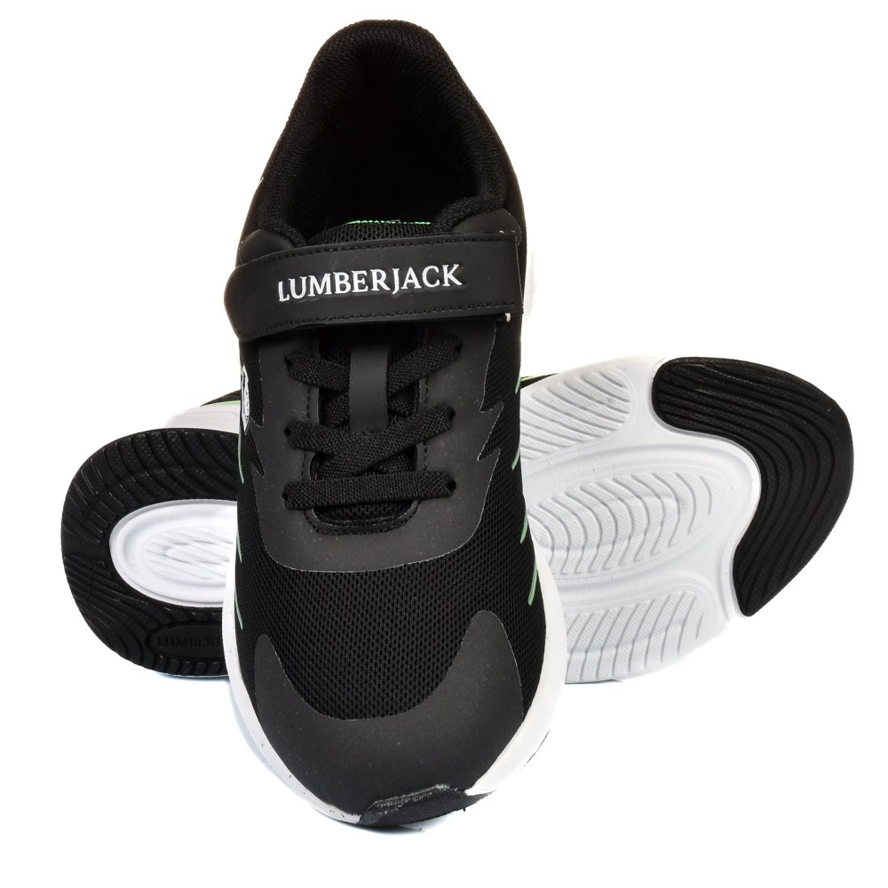 LUMBERJACK, PANTOFI SPORT COPII BLACK KEITH