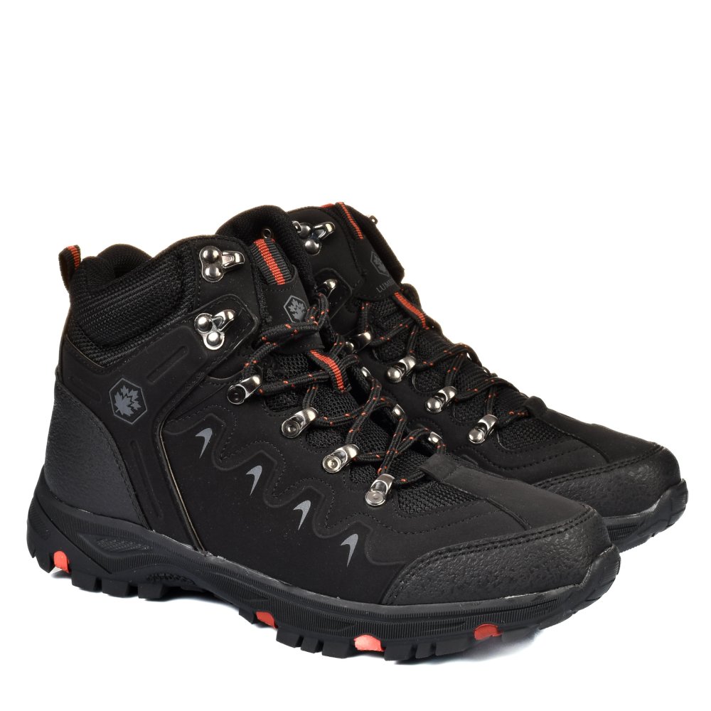 LUMBERJACK, GHETE SPORT BLACK NURBURG