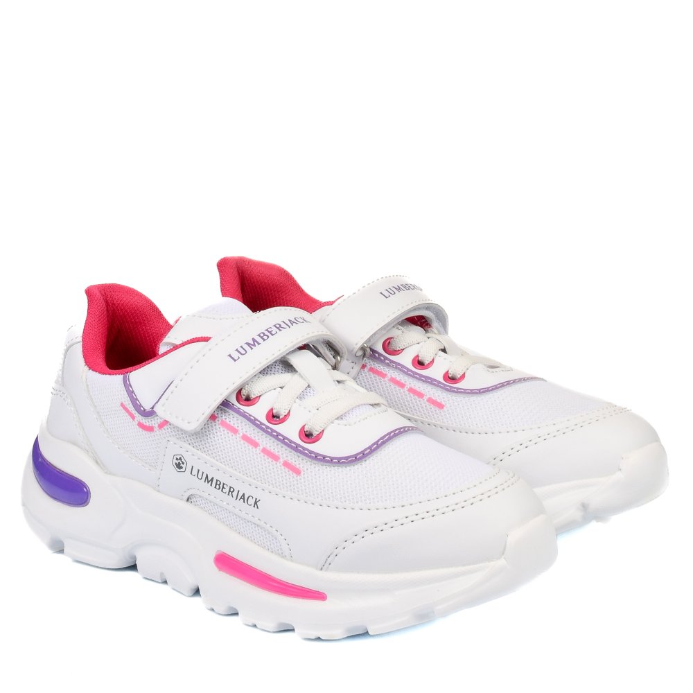 LUMBERJACK, PANTOFI SPORT COPII WHITE NURSE-JR