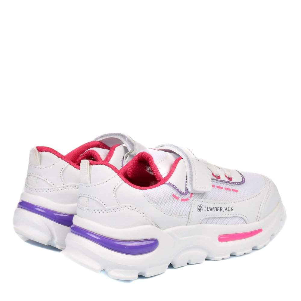 LUMBERJACK, PANTOFI SPORT COPII WHITE NURSE-JR