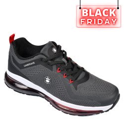 LUMBERJACK, PANTOFI SPORT GREY RED SIVO