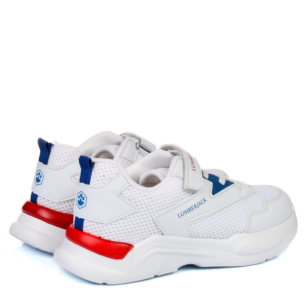 LUMBERJACK, PANTOFI SPORT COPII WHITE BULL