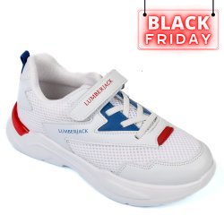 LUMBERJACK, PANTOFI SPORT COPII WHITE BULL