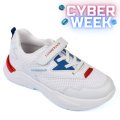 LUMBERJACK, PANTOFI SPORT COPII WHITE BULL