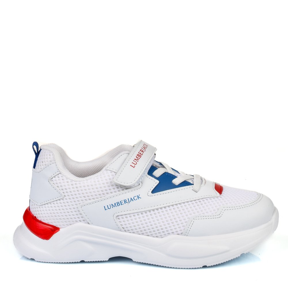 LUMBERJACK, PANTOFI SPORT COPII WHITE BULL