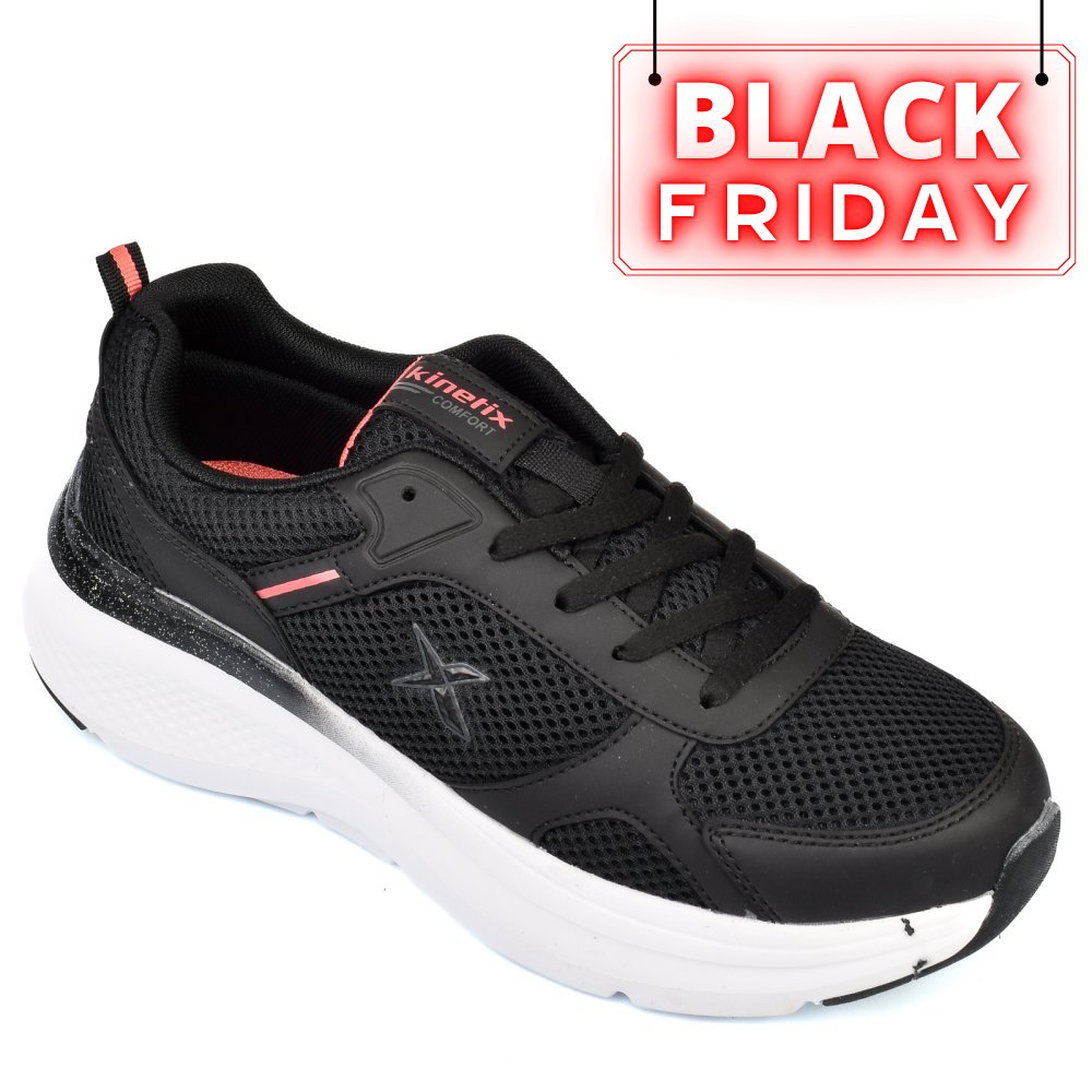 KINETIX, PANTOFI SPORT BLACK CINTIA-TX