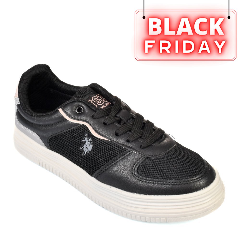 U.S. POLO ASSN, PANTOFI SPORT BLACK SUZE