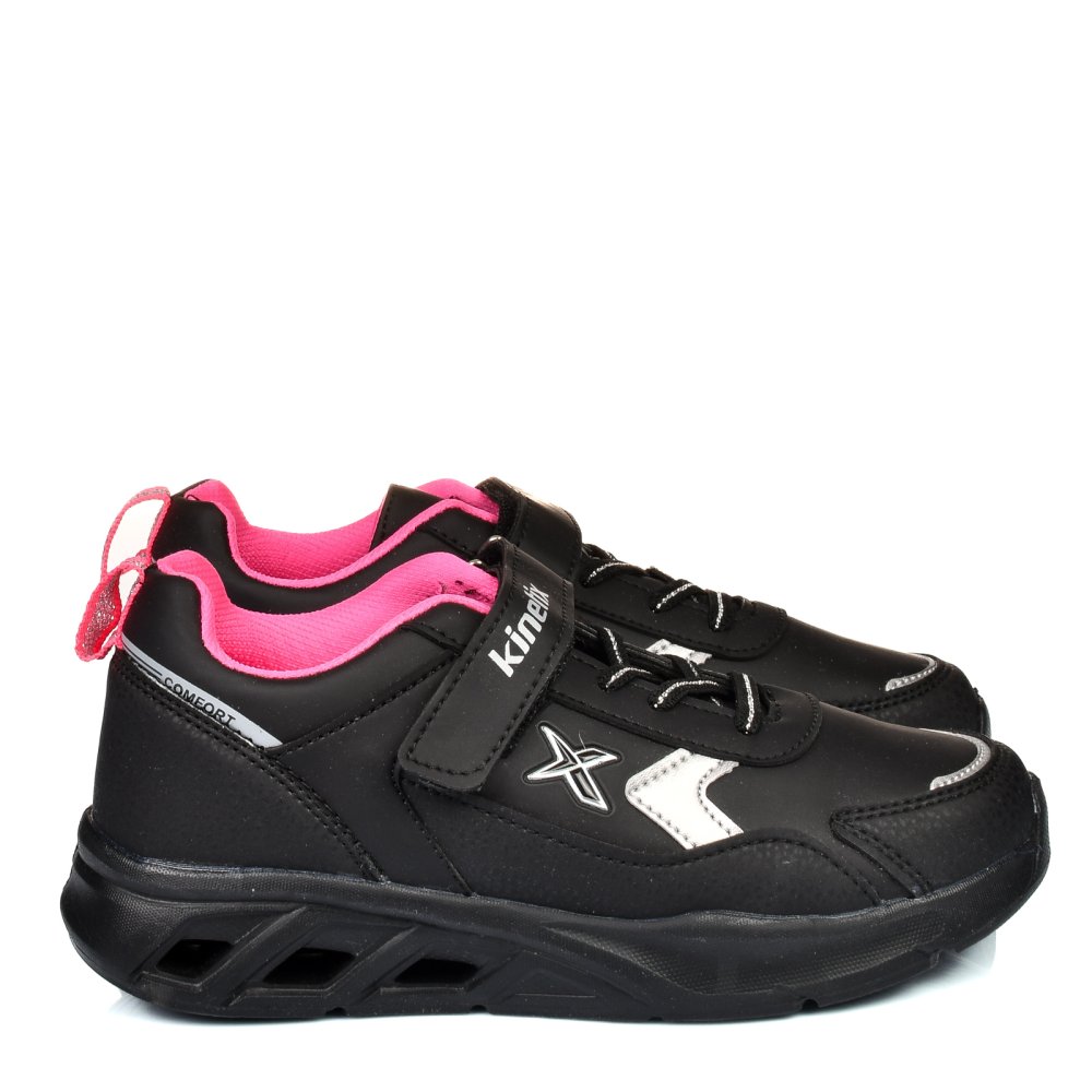 KINETIX, PANTOFI SPORT COPII BLACK FERGUS