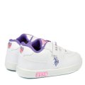 U.S. POLO ASSN, PANTOFI SPORT COPII WHITE LILA CAMERON