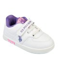 U.S. POLO ASSN, PANTOFI SPORT COPII WHITE LILA CAMERON