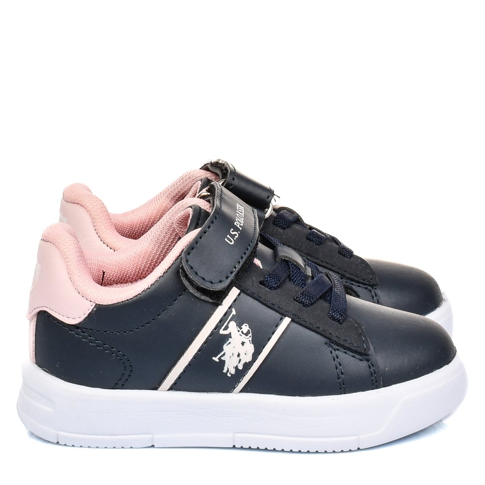 U.S. POLO ASSN, PANTOFI SPORT NAVY PINK TRAVIS-JR