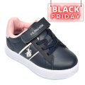 U.S. POLO ASSN, PANTOFI SPORT NAVY PINK TRAVIS-JR