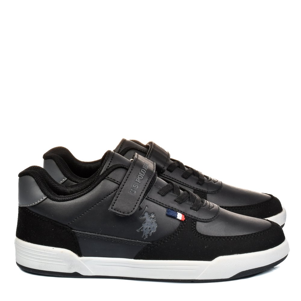 U.S. POLO ASSN, PANTOFI SPORT COPII BLACK CLINE