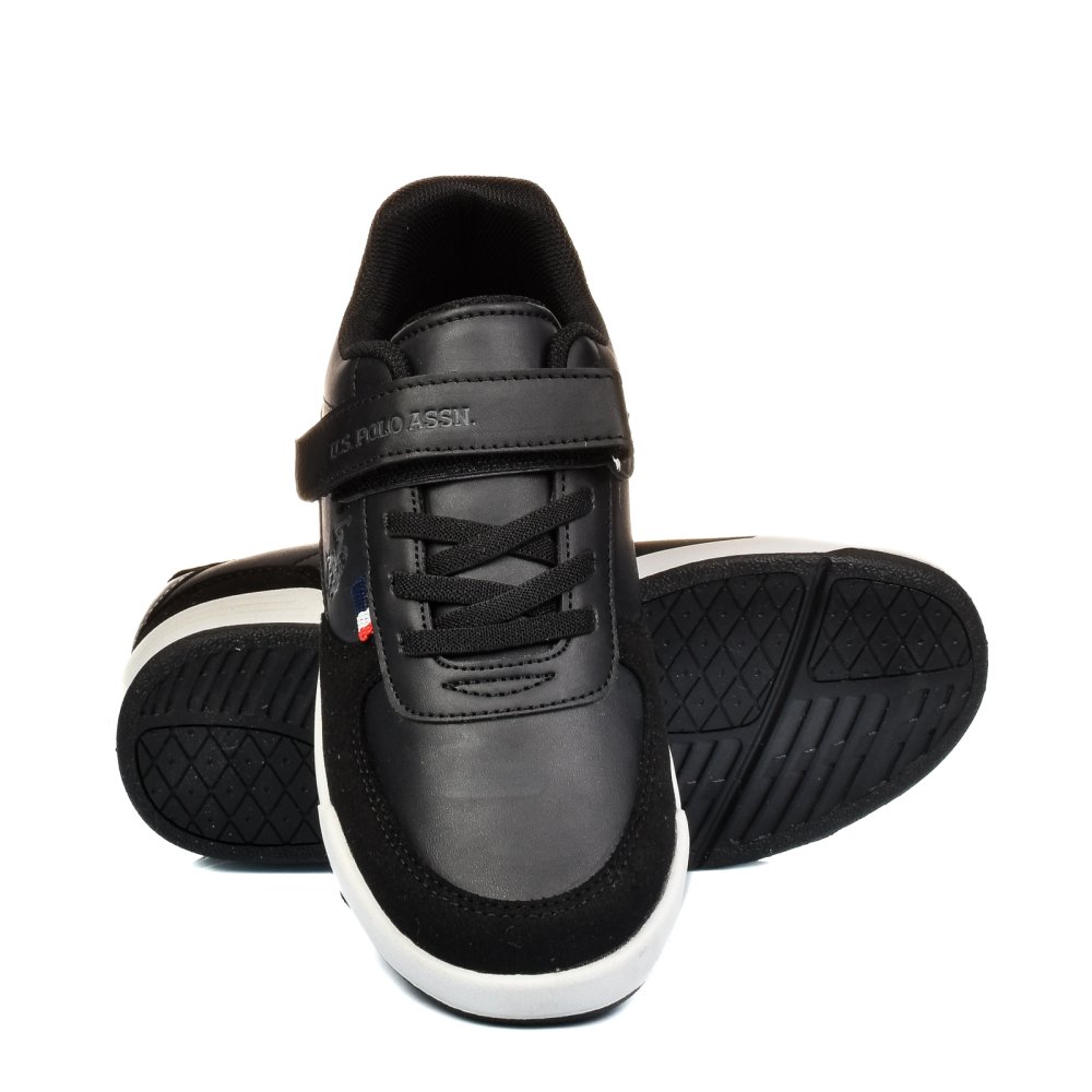 U.S. POLO ASSN, PANTOFI SPORT COPII BLACK CLINE