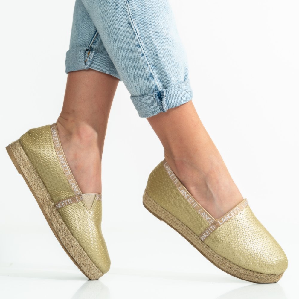 ESPADRILE GOLD LSPT102SD