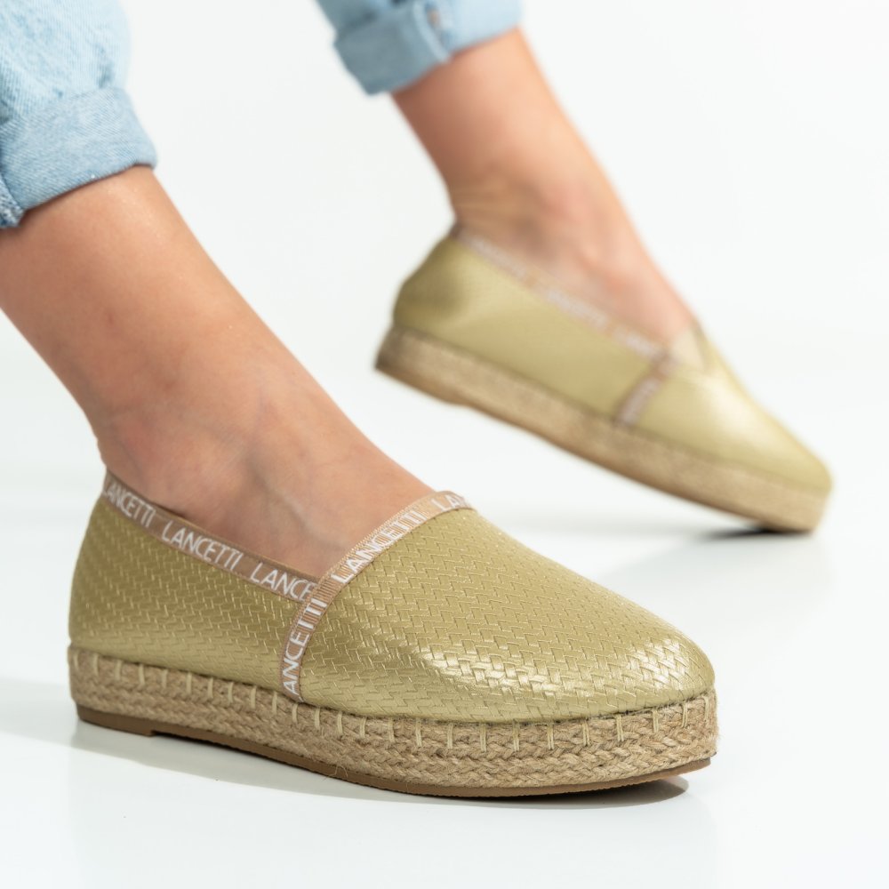 ESPADRILE GOLD LSPT102SD