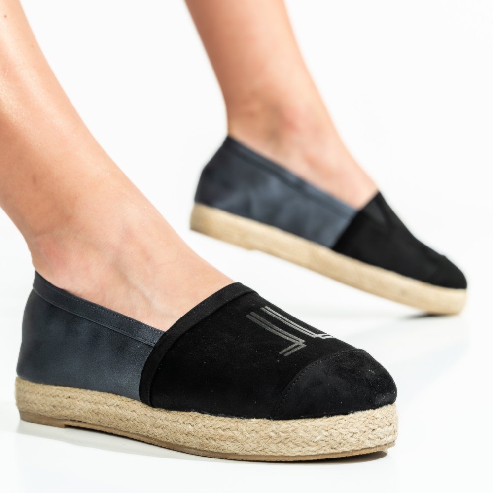 ESPADRILE BLACK LSPT104SD