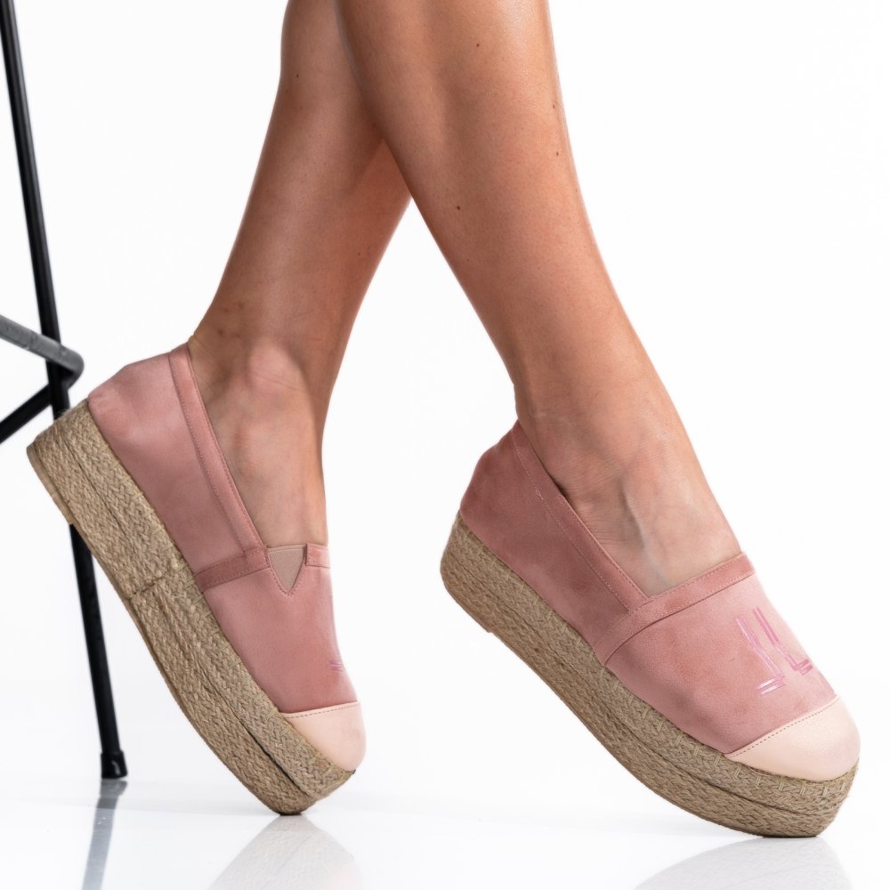 ESPADRILE PINK SUEDE LSPT103SD