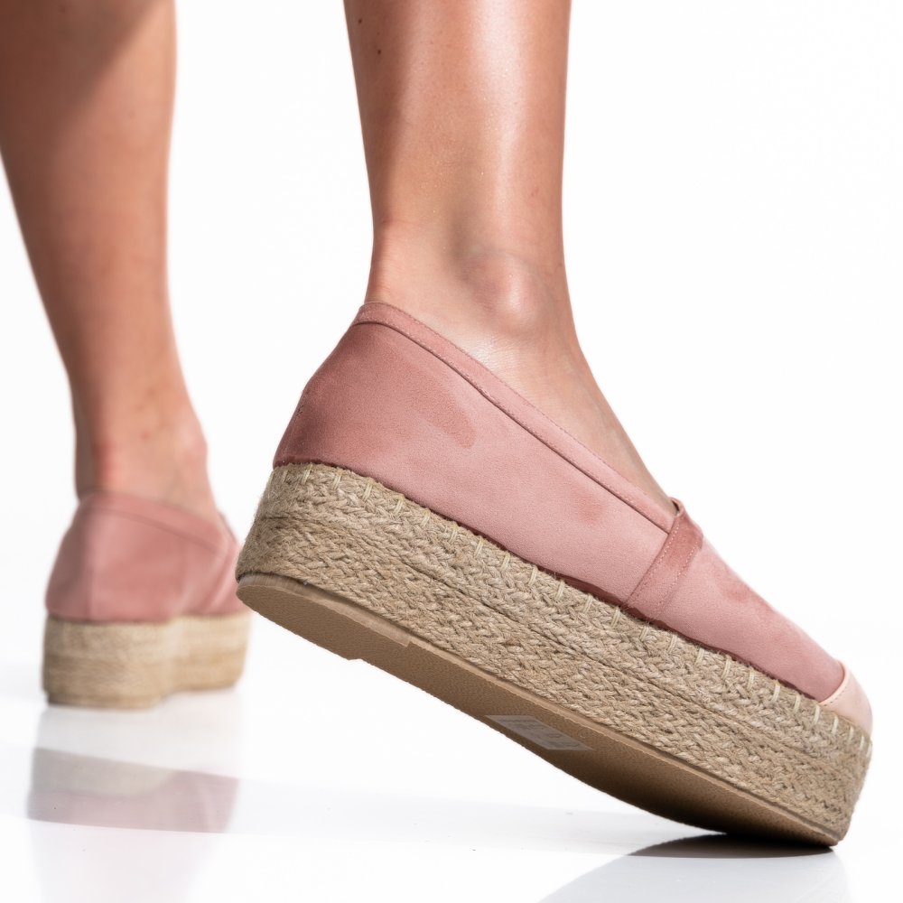 ESPADRILE PINK SUEDE LSPT103SD