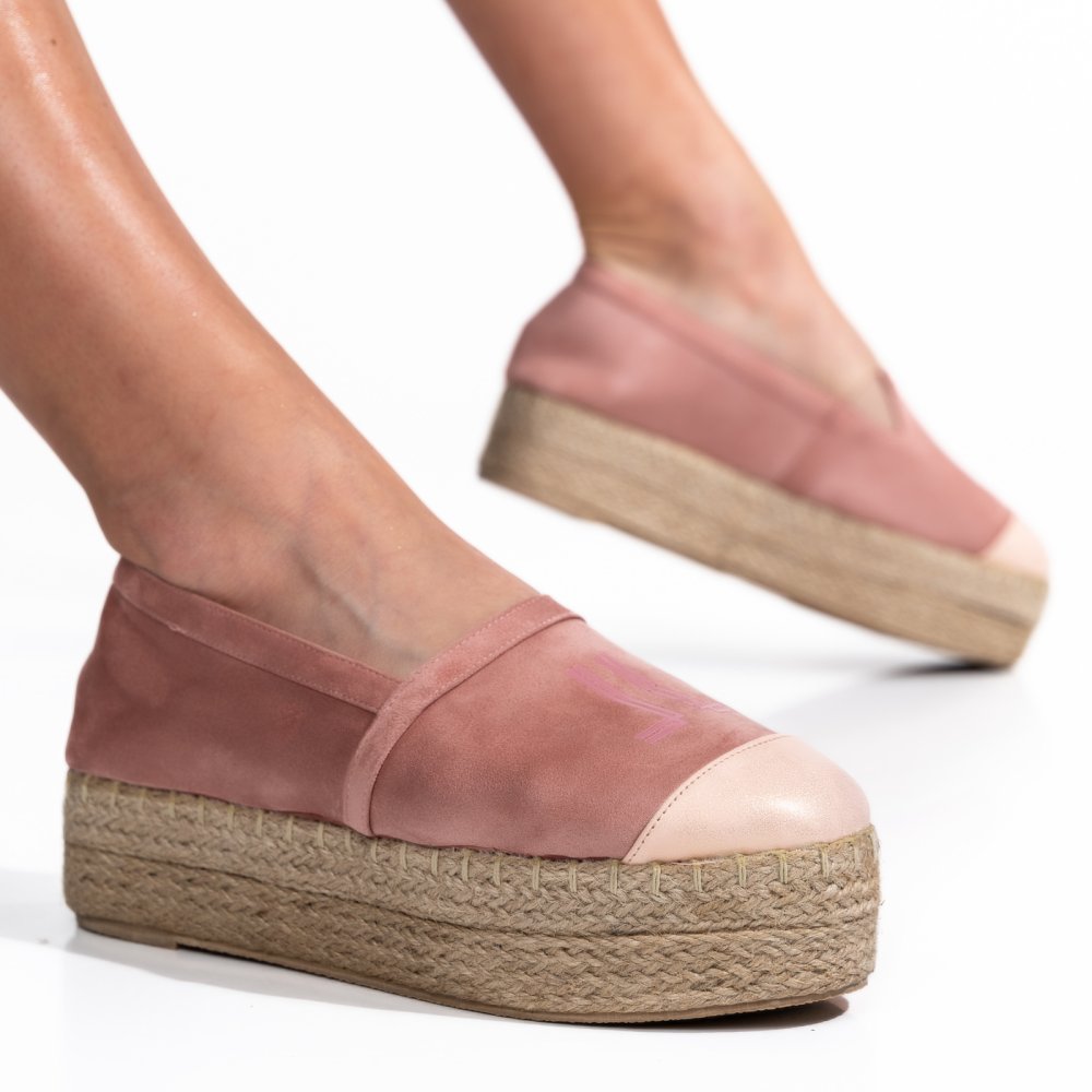 ESPADRILE PINK SUEDE LSPT103SD