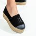 Espadrile black suede lspt103sd