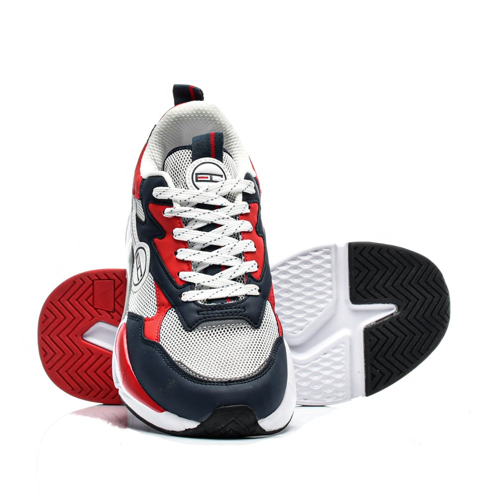 ENRICO COVERI, PANTOFI SPORT NAVY RED ECS215319