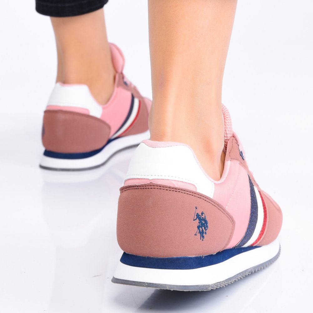 U.S. POLO ASSN, PANTOFI SPORT PINK NOBIW174