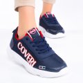 ENRICO COVERI, PANTOFI SPORT NAVY TURBO