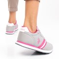 U.S. POLO ASSN, PANTOFI SPORT GREY FUCHSIA SAMUEL1