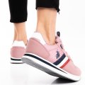 U.S. POLO ASSN, PANTOFI SPORT DARK PINK NOBIW001