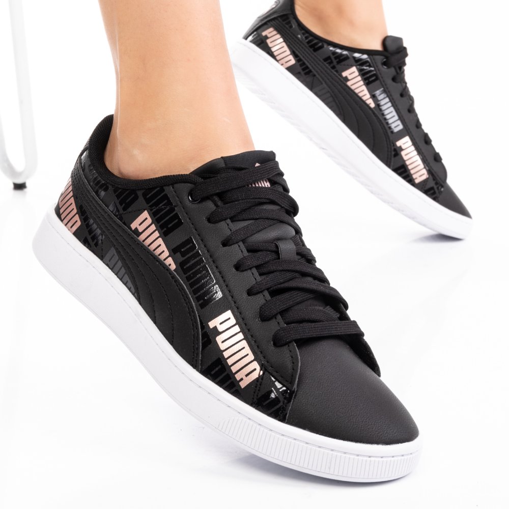 PUMA, PANTOFI SPORT BLACK VIKKY V2