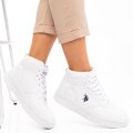 U.S. POLO ASSN, PANTOFI SPORT WHITE ARISTO-HI-WMN