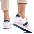 U.S. POLO ASSSN, PANTOFI SPORT WHITE PINK NOBIW004