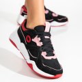 PUMA, PANTOFI SPORT BLACK PINK PIELE NATURALA INTOARSA 3S7752519