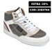 Gas, pantofi sport inalti white beige gam124160